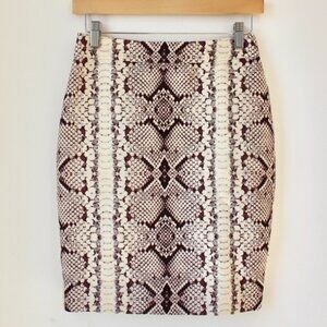 J.Crew skirt in a snakeskin print